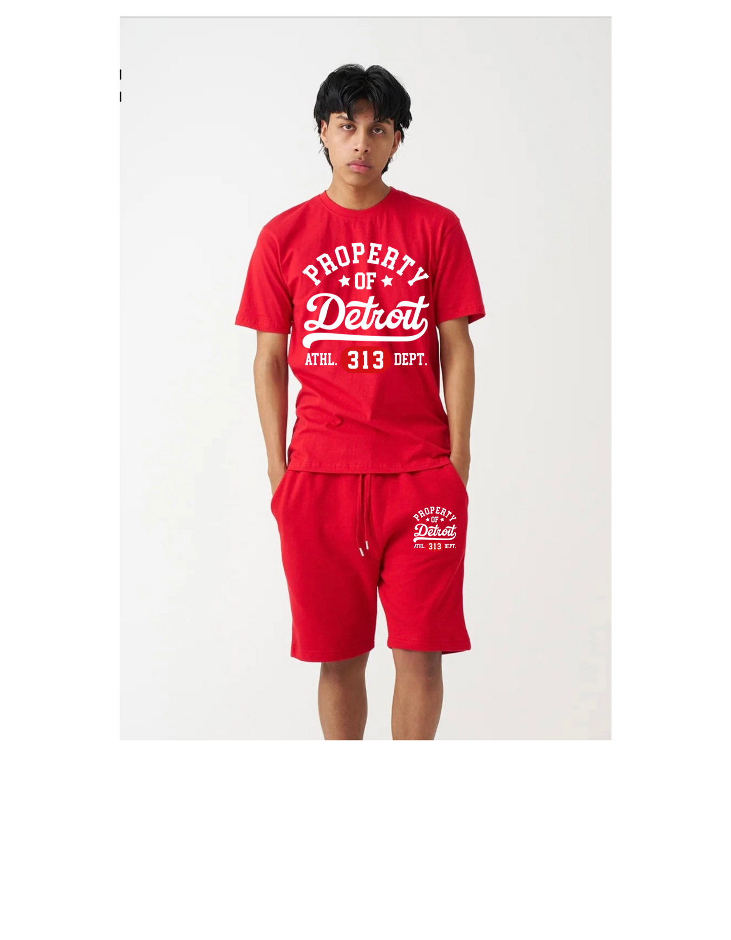Property of Detroit Men's Short Set Black